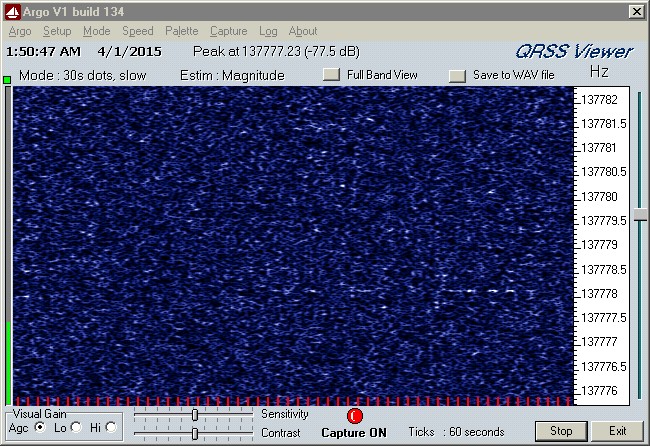 Current ARGO view at W5JGV