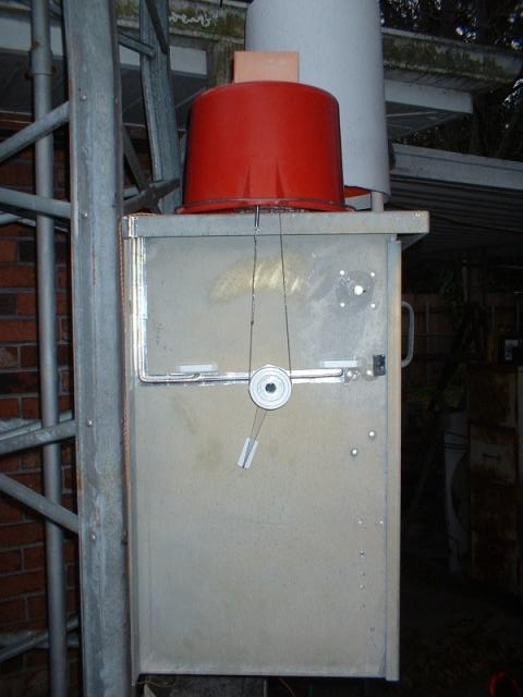 Motor drive under cover.