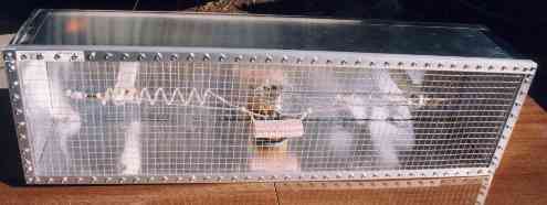 Front view of complete Shielded Rife Tube Enclosure