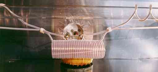 RF Trigger Coil mounted in front of the Balun