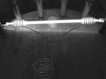 Randazzo Rife "Bubble" tube running at 50 watts