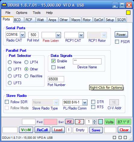 DDUtil Ports set