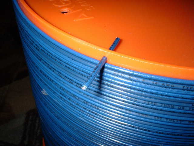 Outside view - Wire Retaining Clip